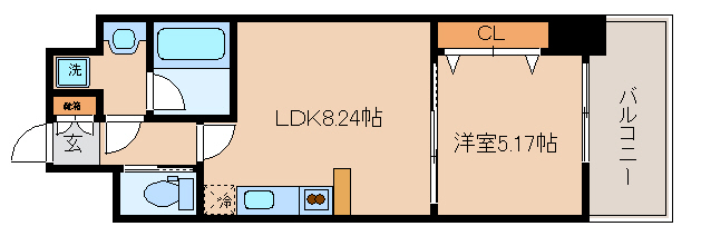9階の間取り図