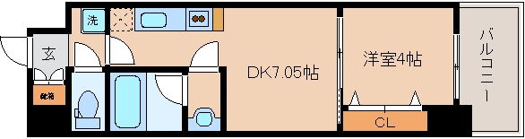 7階の間取り図