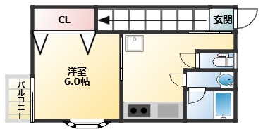 2階の間取り図