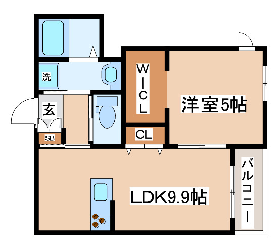 4階の間取り図