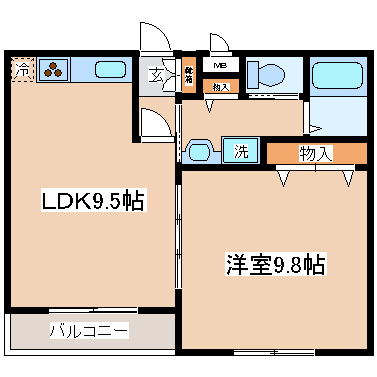5階の間取り図