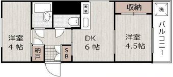 1階の間取り図