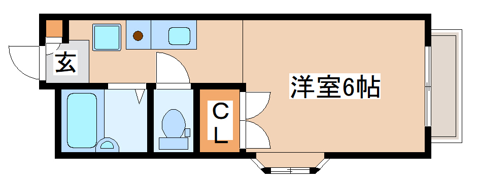 2階の間取り図