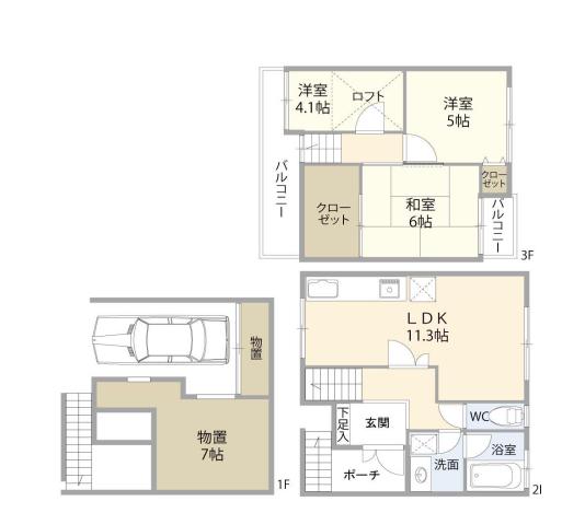 間取図