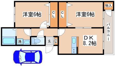 1階の間取り図