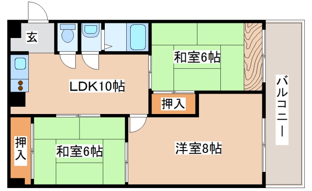 3階の間取り図