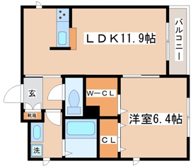 間取り・角部屋１ＬＤＫ！