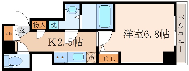 間取り・ペットと暮らせる１Ｋ！
