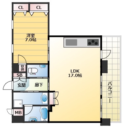 10階の間取り図