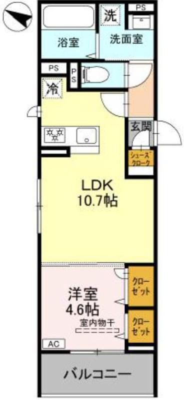 1階の間取り図