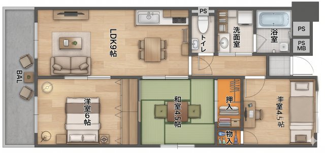 間取図