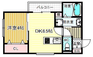 1階の間取り図