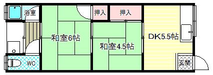 2階の間取り図