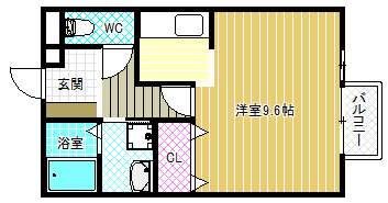 2階の間取り図