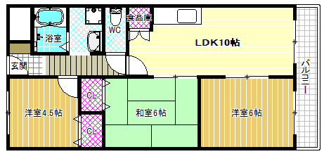 4階の間取り図
