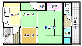 1階の間取り図