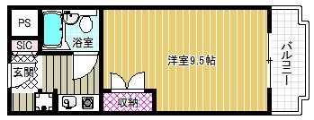 2階の間取り図