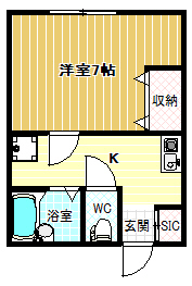 3階の間取り図