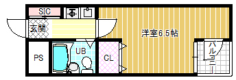 3階の間取り図