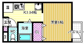 2階の間取り図