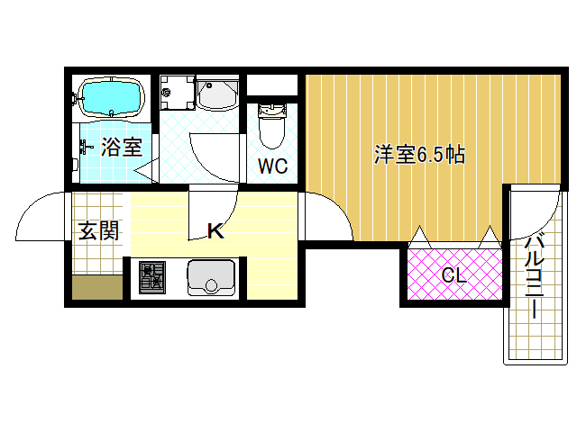 1階の間取り図