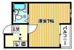2階の間取り図