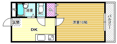 3階の間取り図