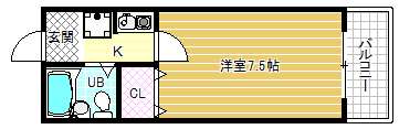 3階の間取り図