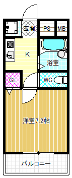 4階の間取り図