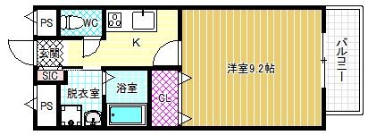 1階の間取り図