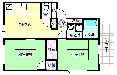 1階の間取り図