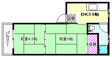 3階の間取り図