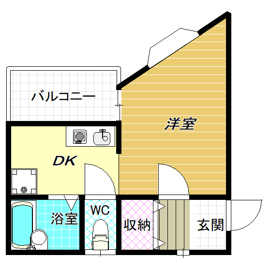 2階の間取り図