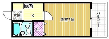 2階の間取り図