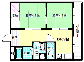 3階の間取り図
