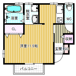 1階の間取り図
