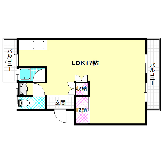 1階の間取り図