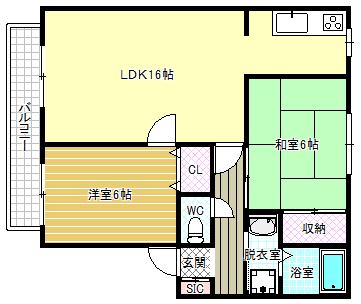 1階の間取り図