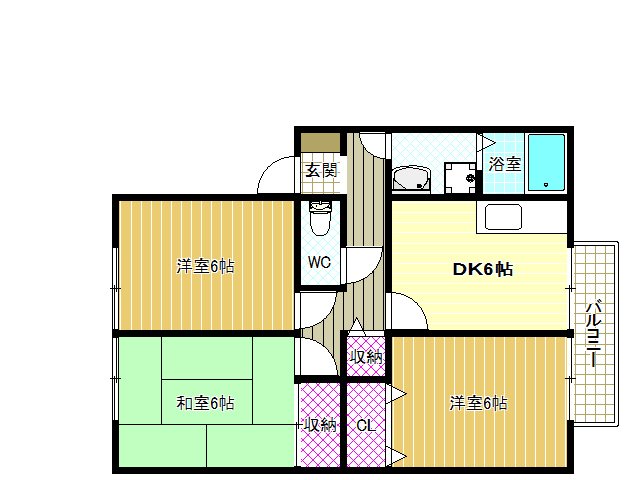 1階の間取り図