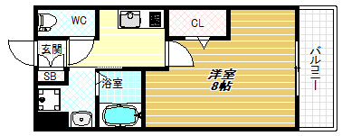 2階の間取り図