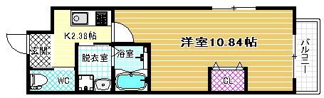 3階の間取り図