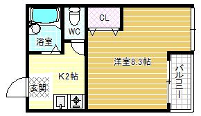 3階の間取り図
