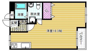3階の間取り図