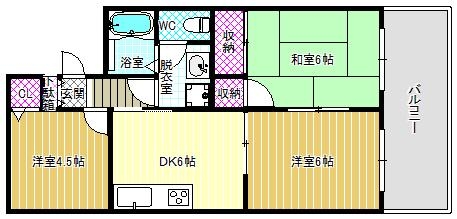 1階の間取り図