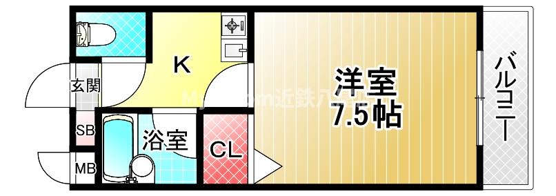3階の間取り図