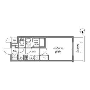 6階の間取り図