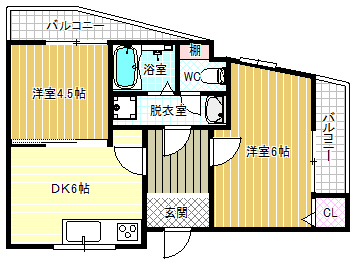 3階の間取り図