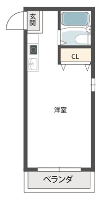 2階の間取り図
