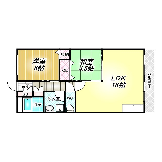 3階の間取り図