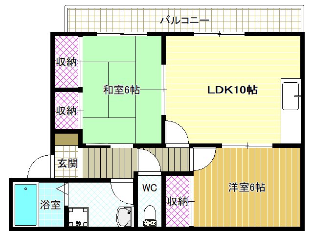 1階の間取り図